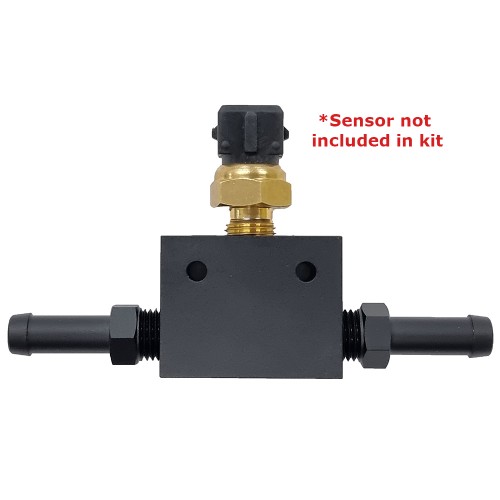 TRANSMISSION TEMP GAUGE 1/4" NPT SENSOR ADAPTER 3/8" 1007