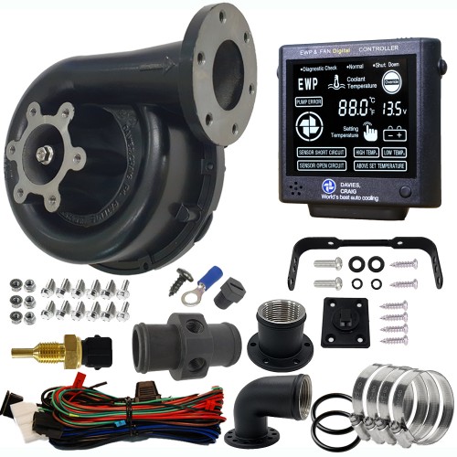 EWP140 (Black) Combo Remote Electric Water Pump & Controller (12V) (#8980)