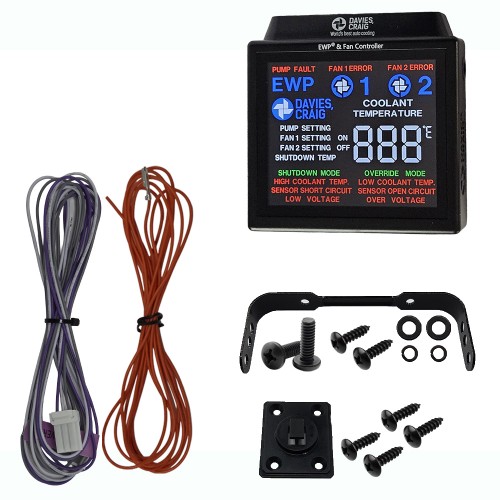 EWP & Dual Fan Digital Controller - Colour LCD (Module) (#8103)