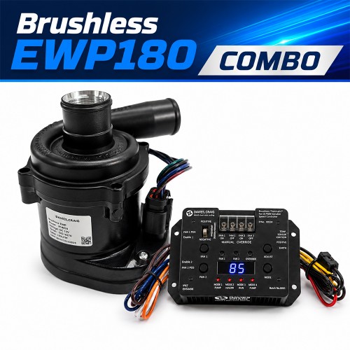 Brushless EWP®180 Combo - Remote Electric Water Pump (12V)(#8945)